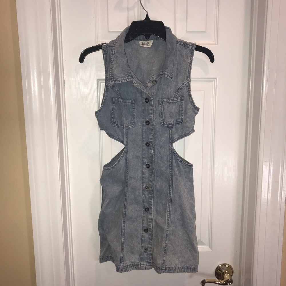 Denim cut-out dress from LF